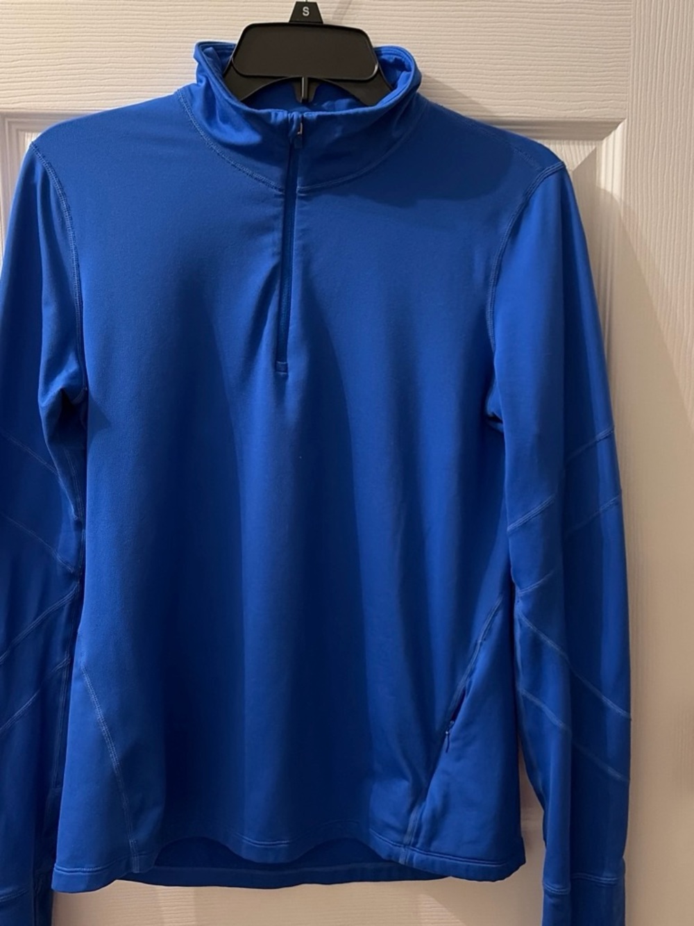 GAP Women’s Bright Blue Quarter-Zip Performance Jacket